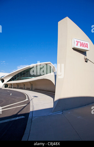 Trans World Flight Center Gebäude am Flughafen JFK Stockfoto