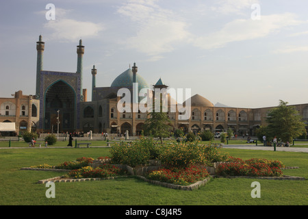 Masdjed-e Imam, Masdjed-e Shan, Isfahan, Esfahan, Persien, Iran, Islamische Republik Iran, Zentralasien, Westasien, Moschee, große Stockfoto