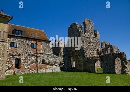 Die Ruinen von Leiston Abbey in der Nähe von Aldeburgh in Suffolk Stockfoto