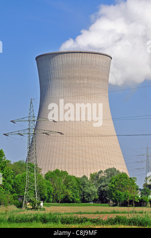 Atom, Atomenergie, Kernenergie, Energie, Kernkraftwerk, Bayern, Deutschland, Energieversorger, Strom, Leistung, Produktion Stockfoto