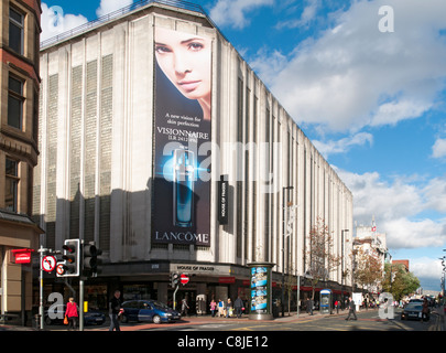 Kendal Milne & Co,. Gebäude, J.S. & J.W. Beaumont, 1938. Klasse 2 aufgeführt. Deansgate, Manchester, England, Großbritannien. Jetzt im Besitz von House of Fraser. Stockfoto