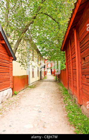 Altstadt in Linköping Stockfoto