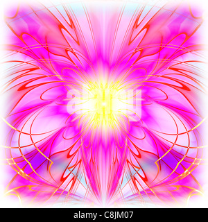 abstrakte Glasmalerei Muster Stockfoto