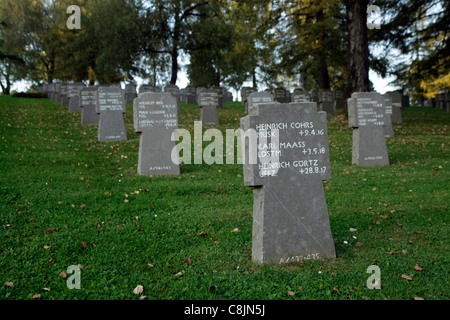 Der deutsche Krieg Friedhof Noyers-Pont-Maugis in der Nähe von Sedan in Frankreich Stockfoto