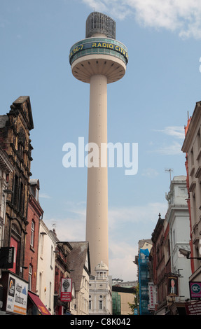 Die Radio City Tower, ehemals St. Johns Leuchtfeuer in Liverpool, England, UK Stockfoto