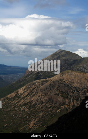 Marsco von Glen Sligachan von den Hängen des Bla Bheinn Isle Of Skye, Schottland Stockfoto