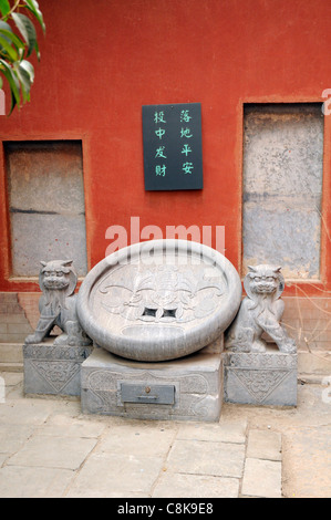 Stadt Gottes Tempel, Zhengzhou, Provinz Henan, China Stockfoto