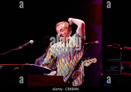 Felix Cavaliere von The Rascals führt während der Hippifest in Vienna, Virginia. Stockfoto