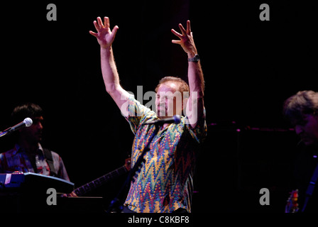 Felix Cavaliere von The Rascals führt während der Hippifest in Vienna, Virginia. Stockfoto