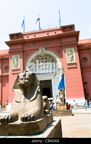 Das ägyptische Museum in Kairo. Stockfoto