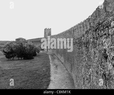 Mauer der Festung, Belgorod-Dnestrovskiy, Ukraine Stockfoto