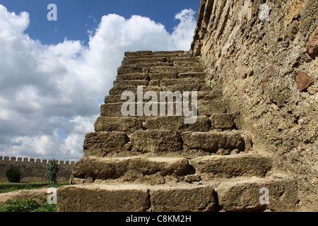 Treppen der alten Festung, Belgorod-Dnestrovskiy, Ukraine Stockfoto