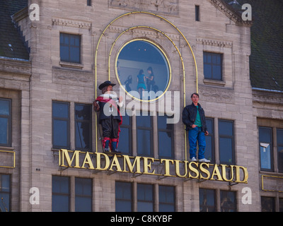 Madame Tussaud Haus des Wachses Amsterdam Niederlande Stockfoto