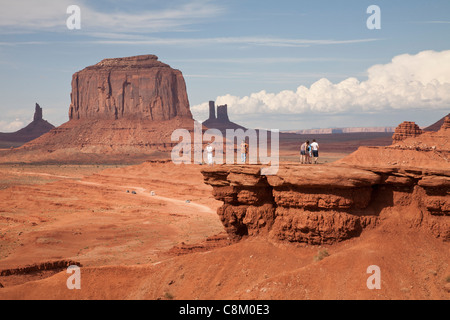 Monument Valley betrachtet von John Ford Point. Stockfoto