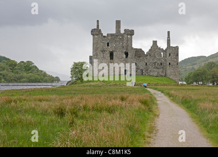 Kilchurn Castle am Ufer des Loch Awe, Argyll Stockfoto