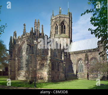 Nantwich, Cheshire, Str. Marys außen Stockfoto