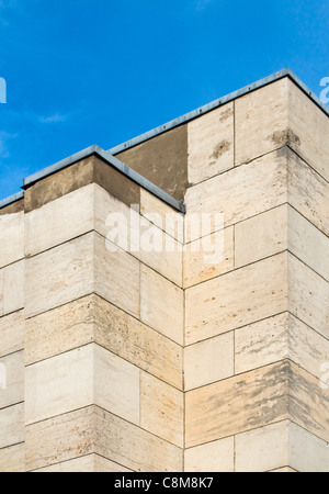 Architektonisches Detail der Tribüne auf Nazi Party Rally Grounds (Reichsparteitagsgelände) in Nürnberg (Nürnberg), Deutschland Stockfoto