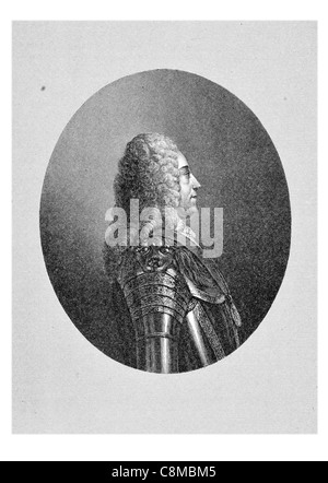 König George Augustus II 2 2. 1683 1760 Großbritannien Irland Duke Braunschweig Lüneburg Hannover Archtreasurer Kurfürst Stockfoto