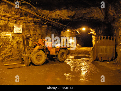 U bei Coleman-Mine in Sudbury, Ontario, Kanada Stockfoto