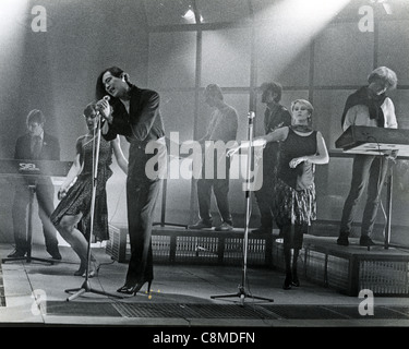 HUMAN LEAGUE UK-pop-Gruppe im Jahr 1982. Foto Laurens van Houten Stockfoto