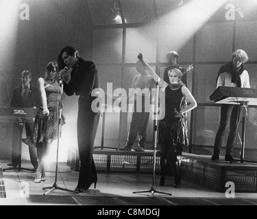 HUMAN LEAGUE UK-pop-Gruppe im Jahr 1982. Foto Laurens van Houten Stockfoto