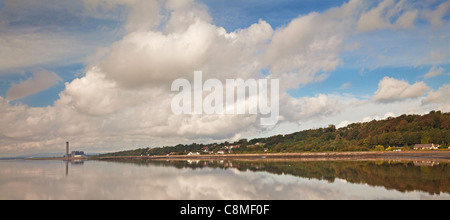 Culross und Longannet Kraftwerk Stockfoto