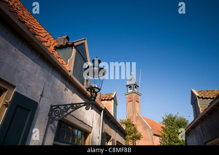 Gebäude an der Zuiderzee-Museum in den Niederlanden Stockfoto