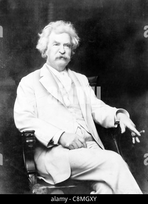 Mark Twain oder Samuel Langhorne Clemens Stockfoto