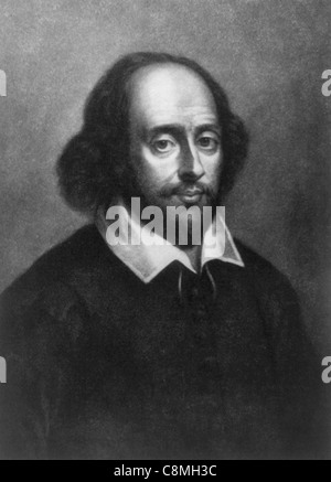 William Shakespeare, englischer Dichter und Dramatiker. Stockfoto