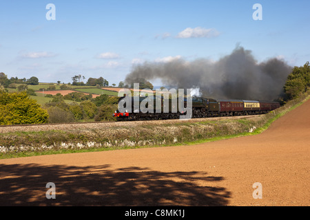 König Edward ich & Oliver Cromwell Dämpfen durch Stoneycombe Stockfoto