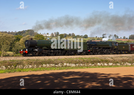 König Edward ich & Oliver Cromwell Dämpfen durch Stoneycombe Stockfoto