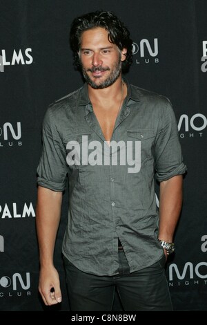 Joe Manganiello im Ankunftsbereich für Joe Manganiello Gastgeber im Mond Nachtclub, Palms Casino Resort Hotel, Las Vegas, NV 27. Oktober 2011. Foto von: James Atoa/Everett Collection Stockfoto