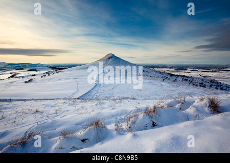 Nähe Topping aus wenig Nähe im Winter Schnee, North Yorkshire Stockfoto