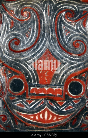 Traditionellen Batak Stammes Maskendesign Stockfoto