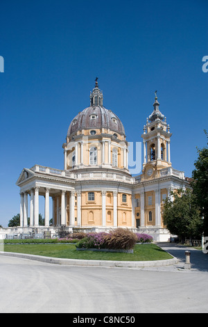 Italien, Piemont, Basilica di Superga, Mausoleum, enthält die Savoy-Gräber, in der Nähe von Turin Stockfoto