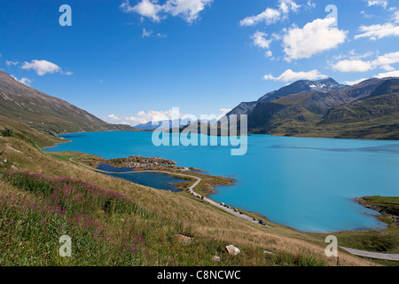 Frankreich, Col du Mont Cenis, Lac du Mont Cenis Stockfoto