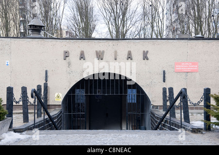 Pawiak (Gefängnis gebaut im Jahre 1835), Warschau, Polen Stockfoto