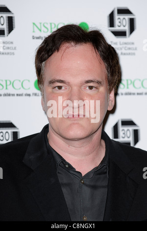 Quentin Tarantino besucht The London Critics Circle Film Awards im Landmark Hotel, 18. Februar 2010. Stockfoto