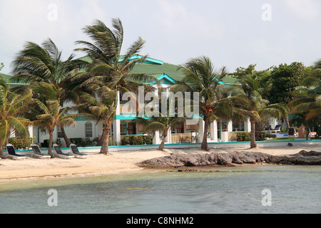 Banyan Bay Villas, San Pedro, Ambergris Caye (aka La Isla Bonita / Die schöne Insel), Barrier Reef, Belize, Karibik, Zentral- und Lateinamerika Stockfoto