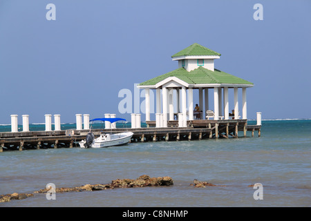 Banyan Bay Villas, San Pedro, Ambergris Caye (aka La Isla Bonita / Die schöne Insel), Barrier Reef, Belize, Karibik, Zentral- und Lateinamerika Stockfoto