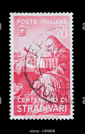 Antonio Stradivari in einem alten italienischen Königreich Stempel Stockfoto