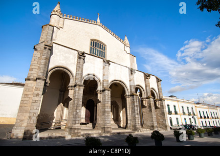 Evora, Kirche Sao Francisco, Largo de Sao Francisco, Alentejo, Portugal Stockfoto