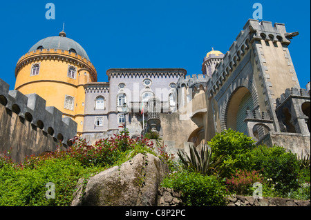 Palacio da Pena, Sintra, Lissabon, Portugal Stockfoto