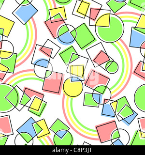 Nahtloser geometrischen Hintergrund. Stockfoto