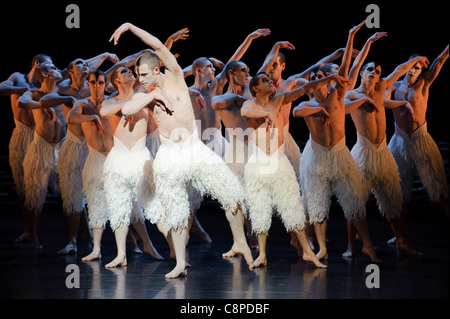 Matthew Bourne 'Schwanensee' Sadler es Wells, London, 15. Dezember 2009. Stockfoto