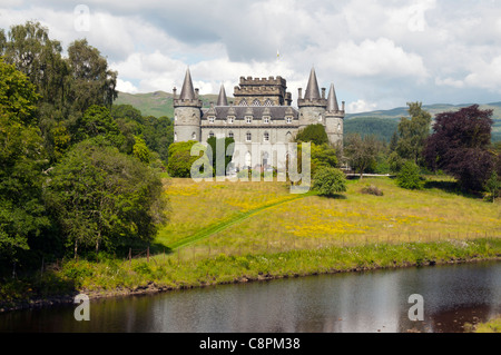 Inveraray Castle, Inveraray, Argyll, Hochlandregion, Schottland, Großbritannien. Sitz der Herzöge von Argyll. Stockfoto