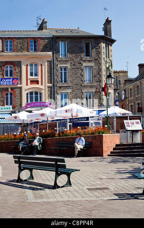 Dinard, Straßenszene, Bretagne. Frankreich; Europa Stockfoto