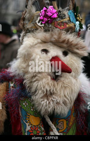 Traditionellen Fasching Karneval auch bekannt als der Karnevals in Prag, Tschechien am 24. Februar 2009. Stockfoto