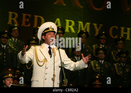 Die Alexandrov Red Army Choir. Stockfoto