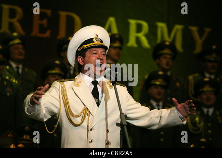 Die Alexandrov Red Army Choir. Stockfoto